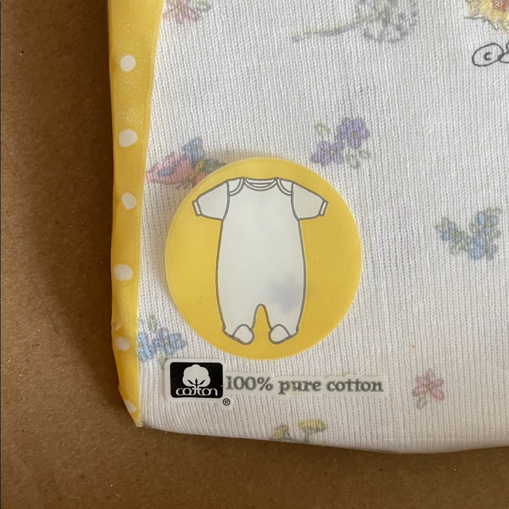 Gerber Little Suzy's Zoo Baby Coverall White w/ flowers & duck size 0-3 mo NWT - Picture 7 of 7